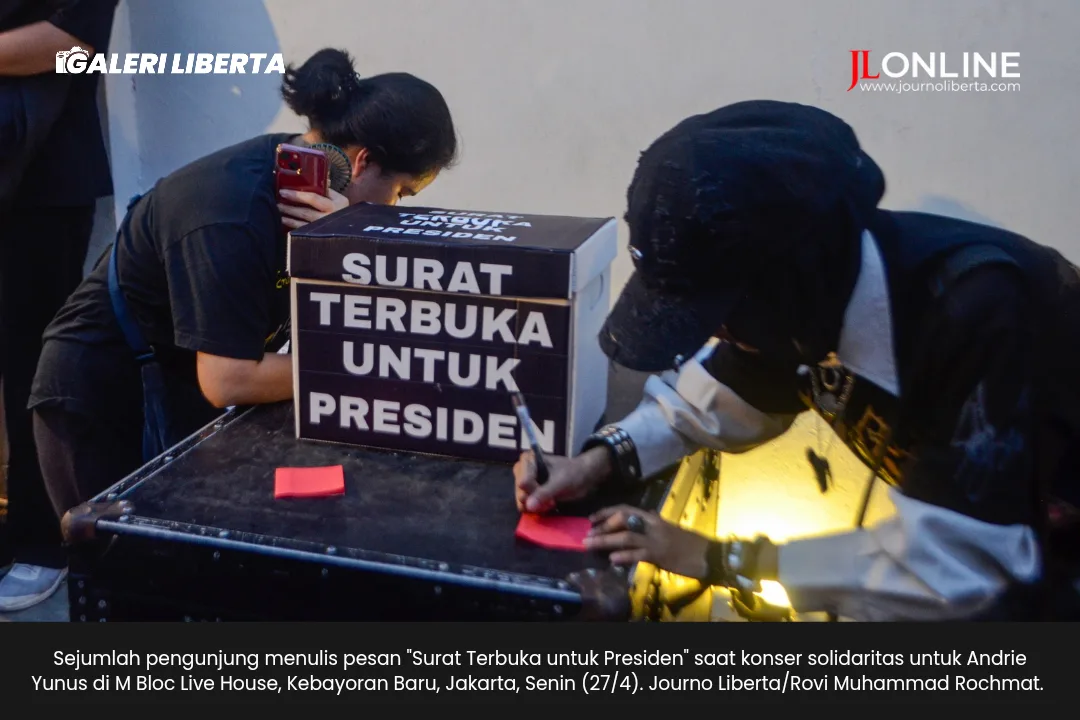 Foto: Aksi Solidaritas Andrie Yunus, Publik Desak Kasus Tuntas 3