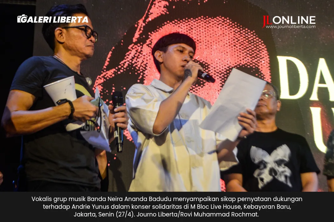 Foto: Aksi Solidaritas Andrie Yunus, Publik Desak Kasus Tuntas 7