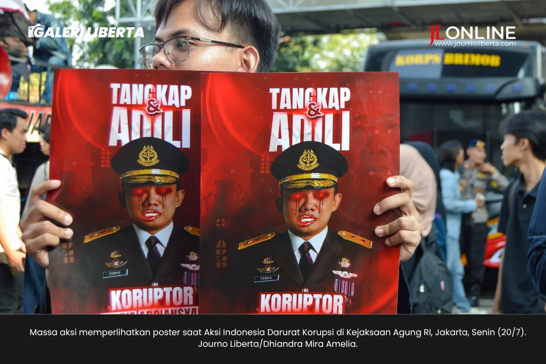 Foto: Aksi #IndonesiaDaruratKorupsi, BEM PTMAI Desak Tegakkan Hukum Secara Adil