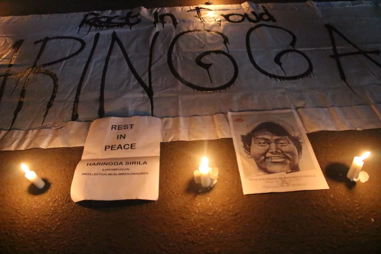 Jakampus UIN Jakarta Gelar Aksi Solidaritas untuk Haringga